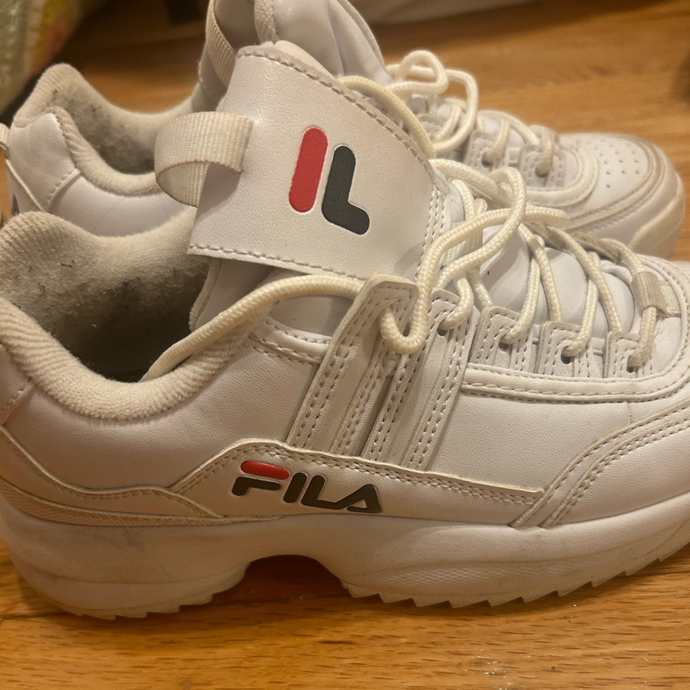 White Fila Sneakers